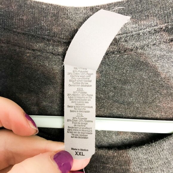 Tap This Tie Dye Crewneck Graphic T Shirt NRA XXL - Picture 3 of 4